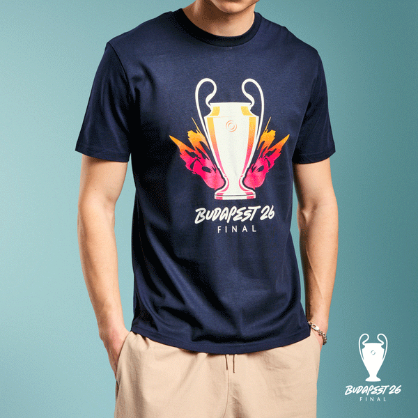 UEFA Champions League BUDAPEST 26 ポリTシャツ UEFA2026_ADDITIONAL_MERCH_3006