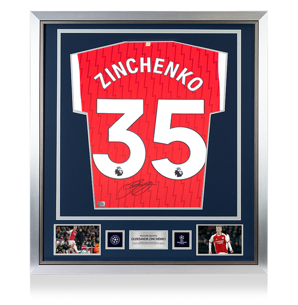 Oleksandr Zinchenko Official UEFA Champions League Back Signed and