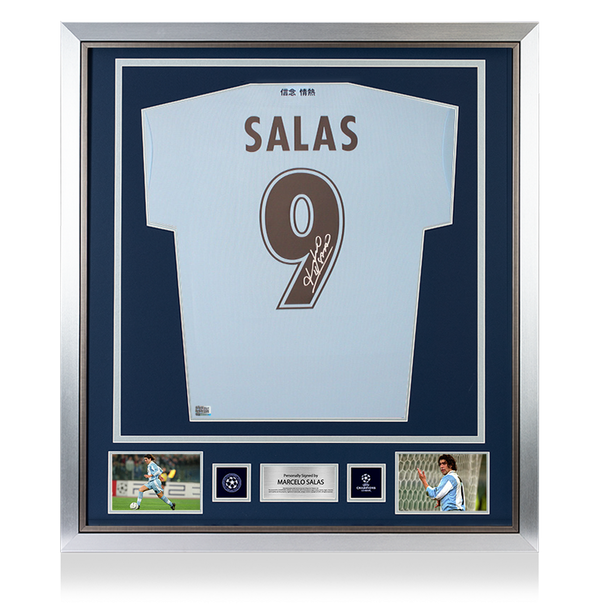 Marcelo Salas Official UEFA Champions League Back Signed and