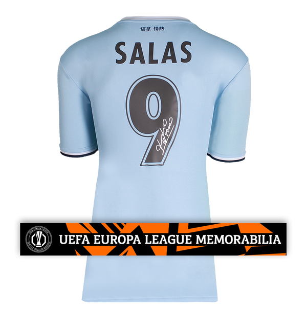 Marcelo Salas Official UEFA Europa League Back Signed SS Lazio