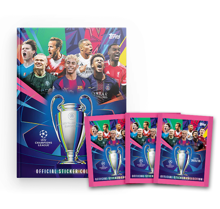 UEFA Champions League Stickers 25/26 - Hardcover Album