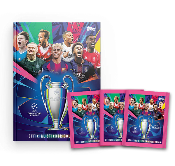 UEFA Champions League Stickers 25/26 - Hardcover Album - UEFA Club ...