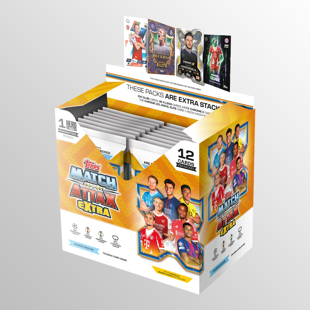 champions league booster box TCG Display They are easy to add to a larger collection and easy to enjoy straight away UEFA Champions League Trading Cards