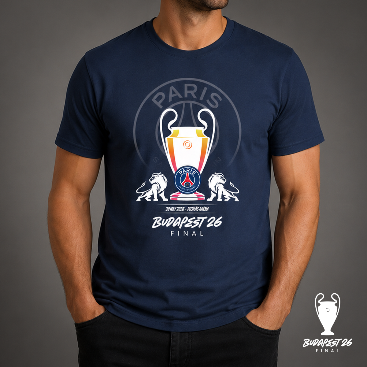 Budapest 26 UCL Final Paris Saint-Germain T-shirt