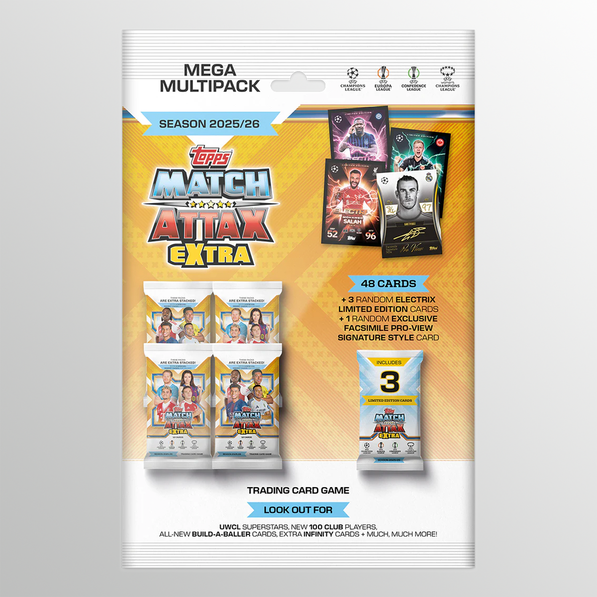 Match Attax Extra 2026 - Mega Multipack - UEFA Club Competitions Online ...