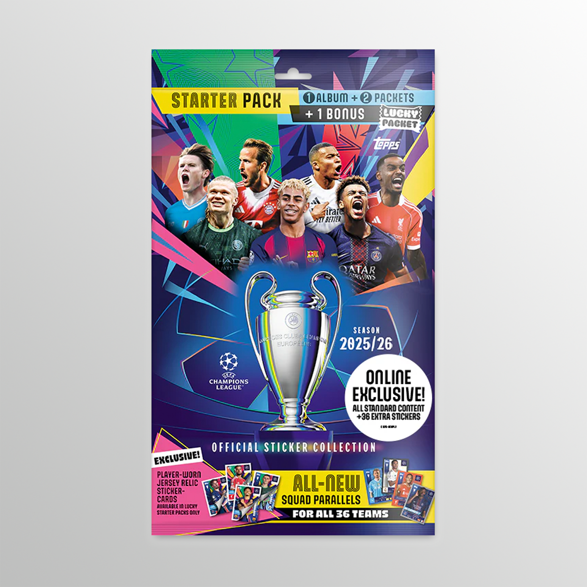 UEFA Champions League Stickers 25/26 - Starter Pack