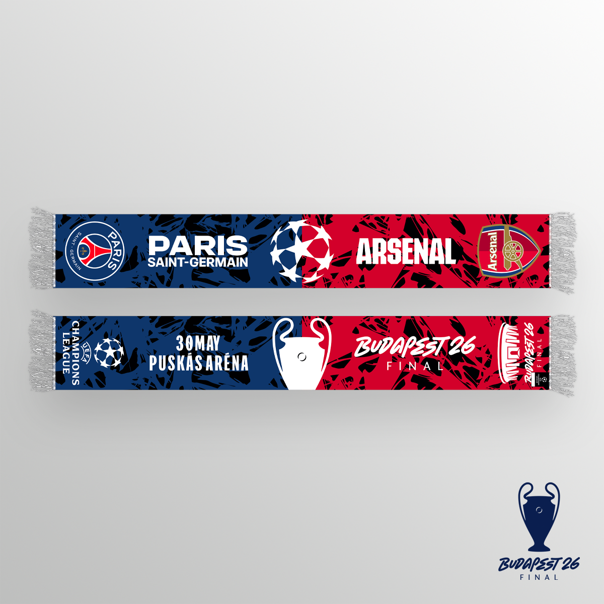 Budapest 26 UCL Final Scarf