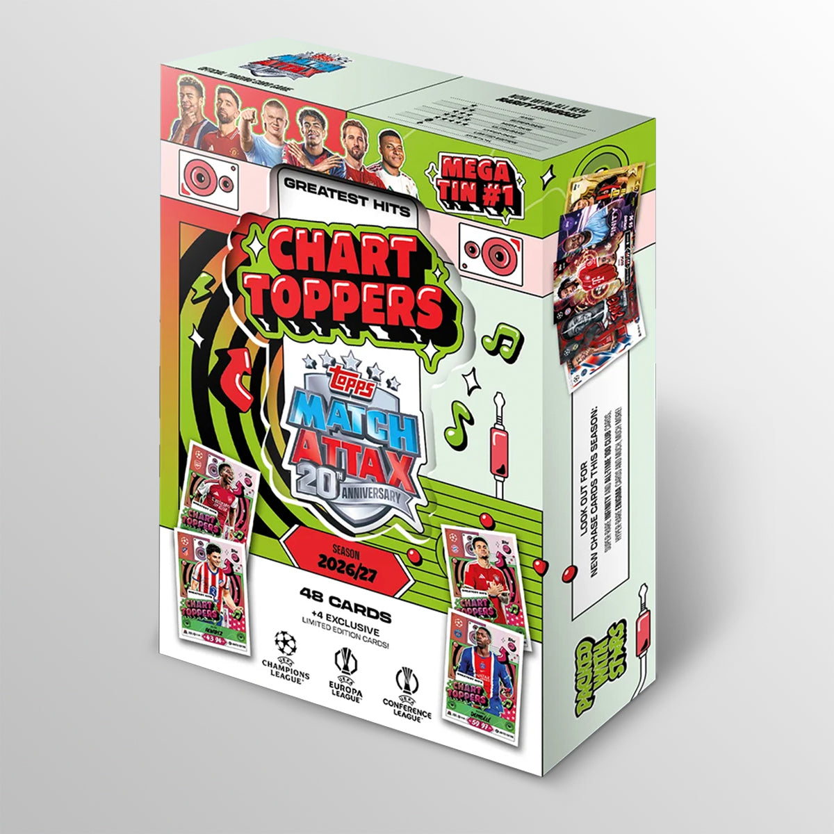 Topps Match Attax UCC 2026/27 - Mega Tin 1 - Chart Toppers