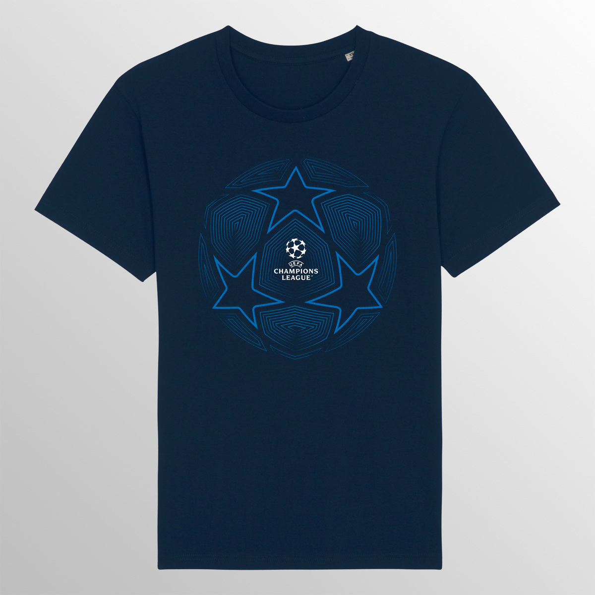 UEFA Champions League - Pattern Starball Navy T-Shirt - UEFA Club ...