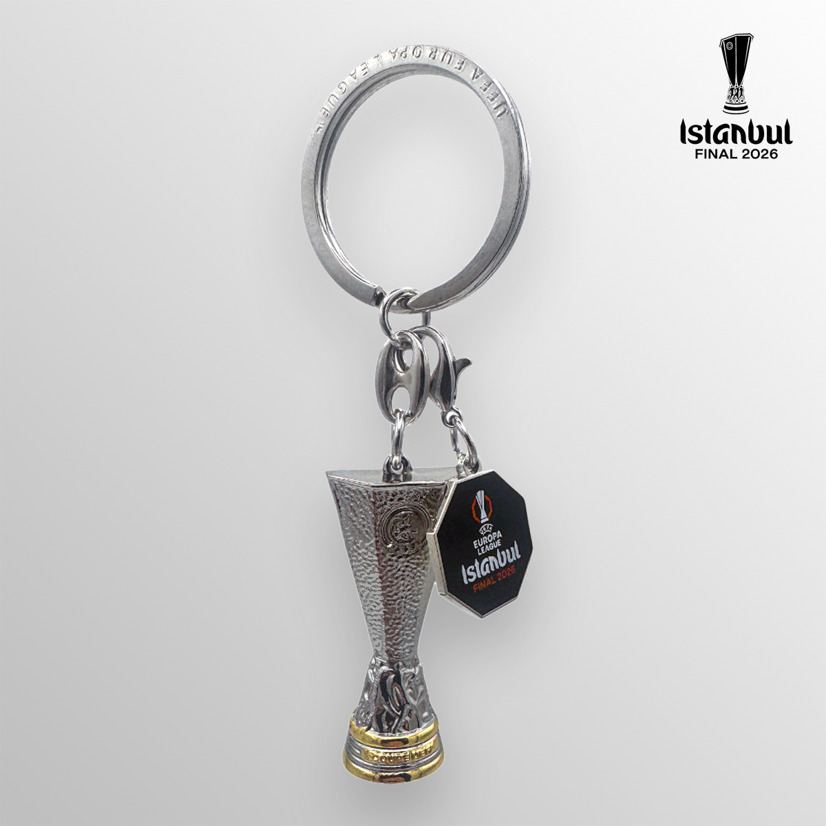 UEFA Europa League Istanbul Final 2026 Trophy Keyring