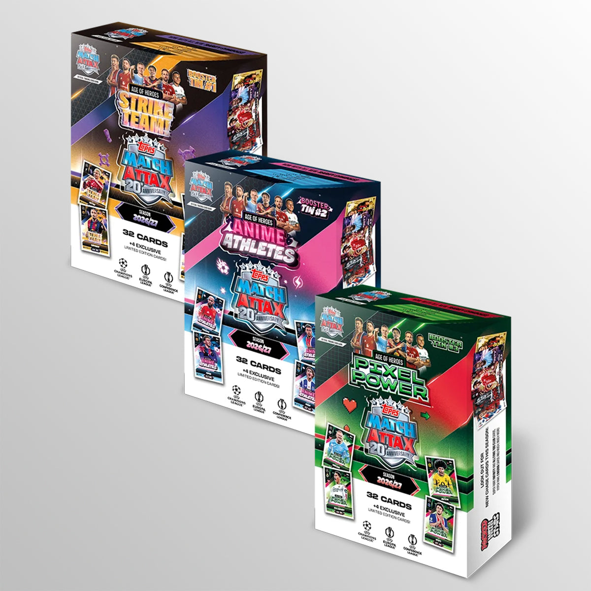 Topps Match Attax UCC 2026/27 - Booster Tin Bundle