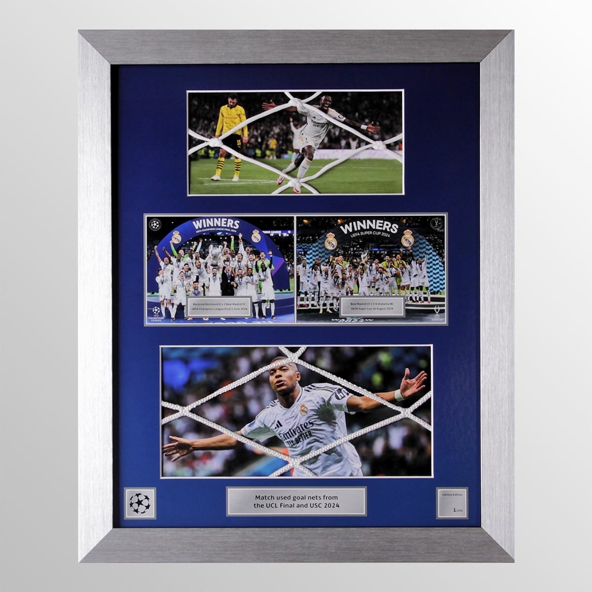 2024 Champions League Final & Super Cup Final Double Goal Net UEFA Club Competitions Online Store