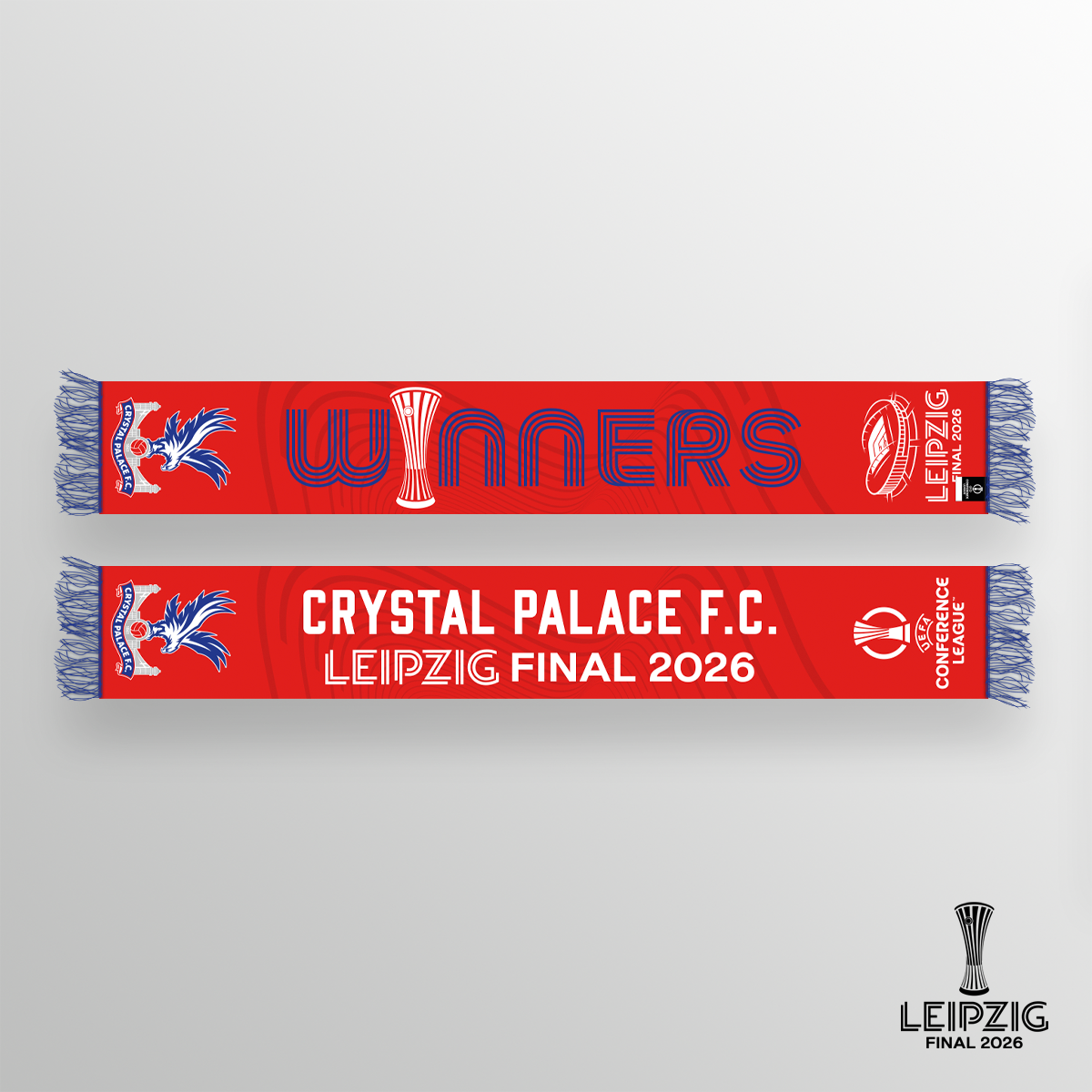 Leipzig 26 UECL Final Winners Scarf