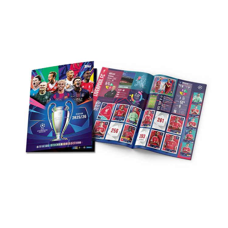 UEFA Champions League Stickers 25/26 - Hardcover Album
