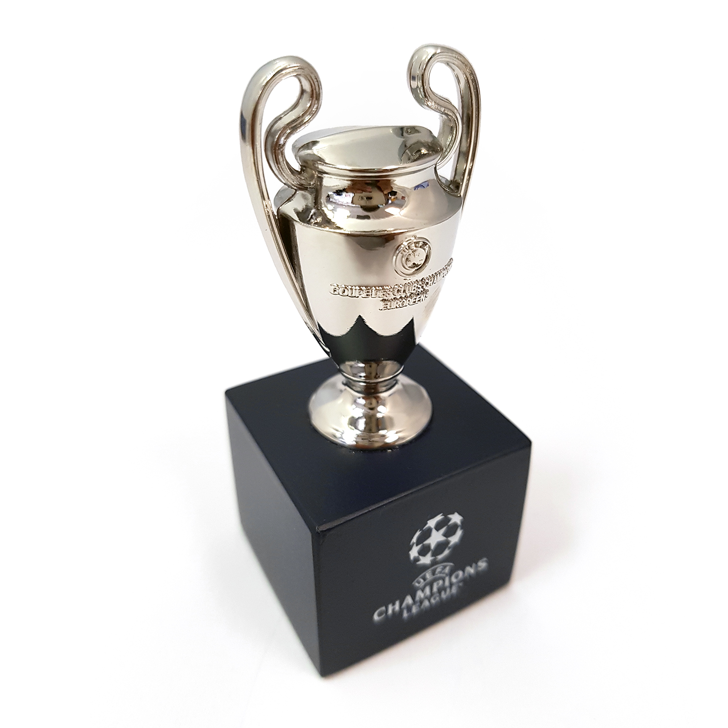 UEFA Champions League 70mm 3D Replica Trophy with Stand UEFA Club Competitions Online Store