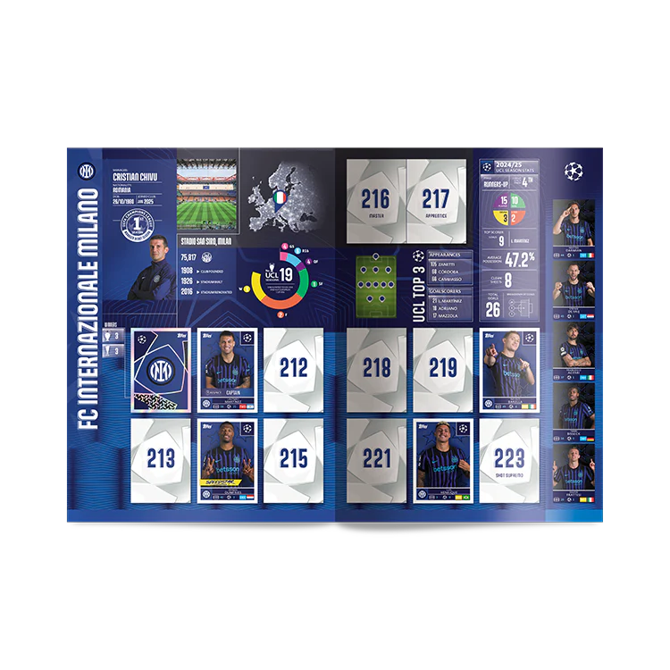 UEFA Champions League Stickers 25/26 - Hardcover Album