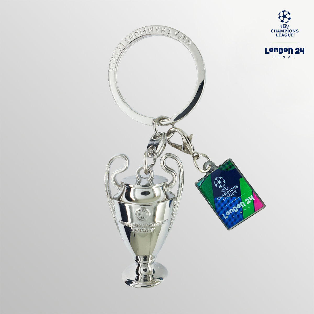 UEFA Champions League London Final 2024 Trophy Keyring