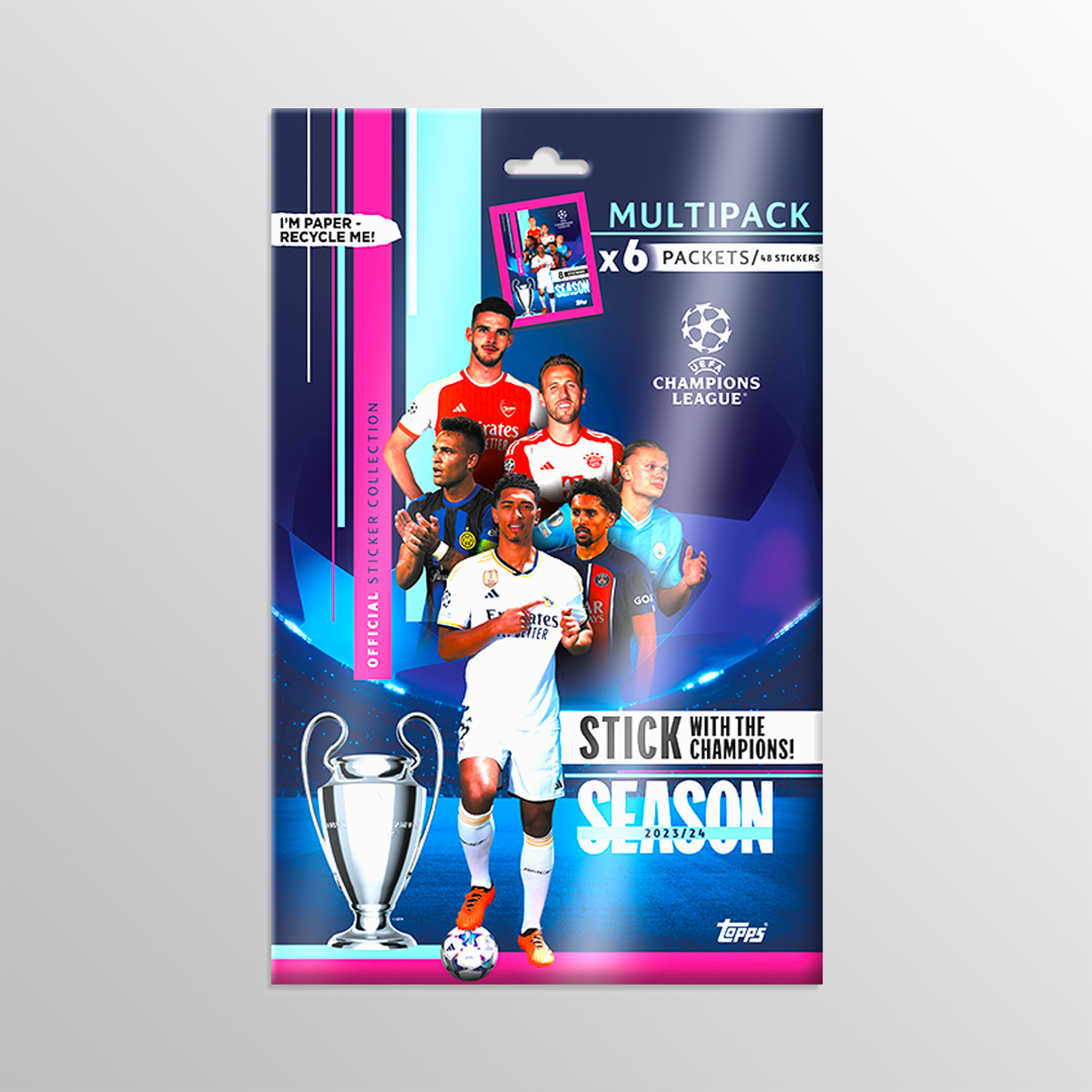 UEFA Champions League Stickers 23/24 - Multipack