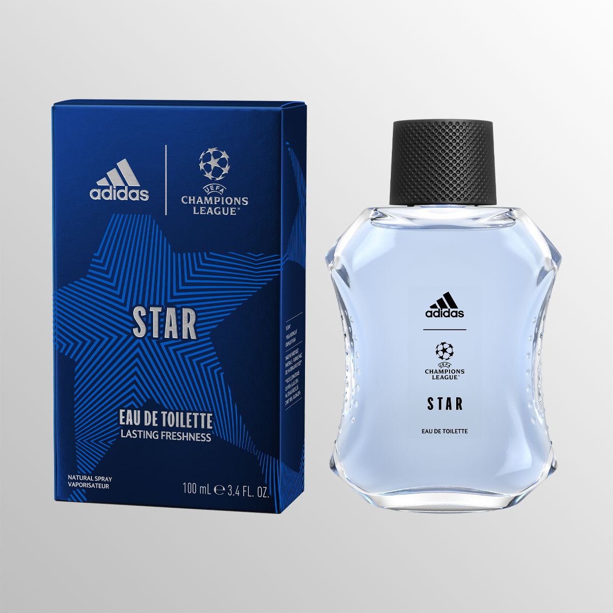 Adidas uefa &quot;Star Edition&quot; Eau de Toilette 100ml