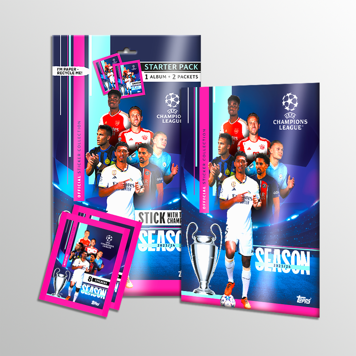 UEFA Champions League Stickers 23/24 - Starter Pack - UEFA Club ...