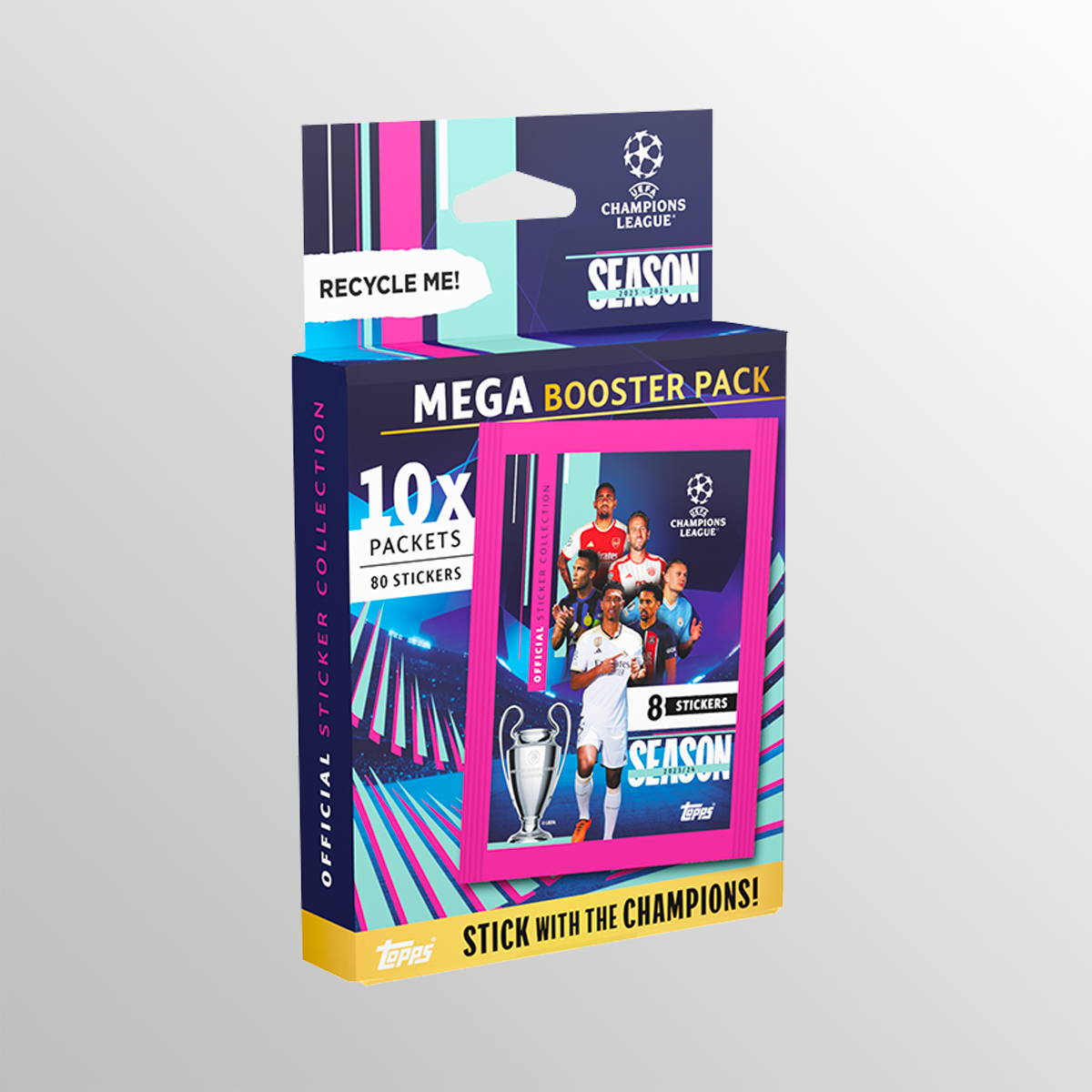 UEFA Champions League Stickers 23/24 - Mega Booster Pack