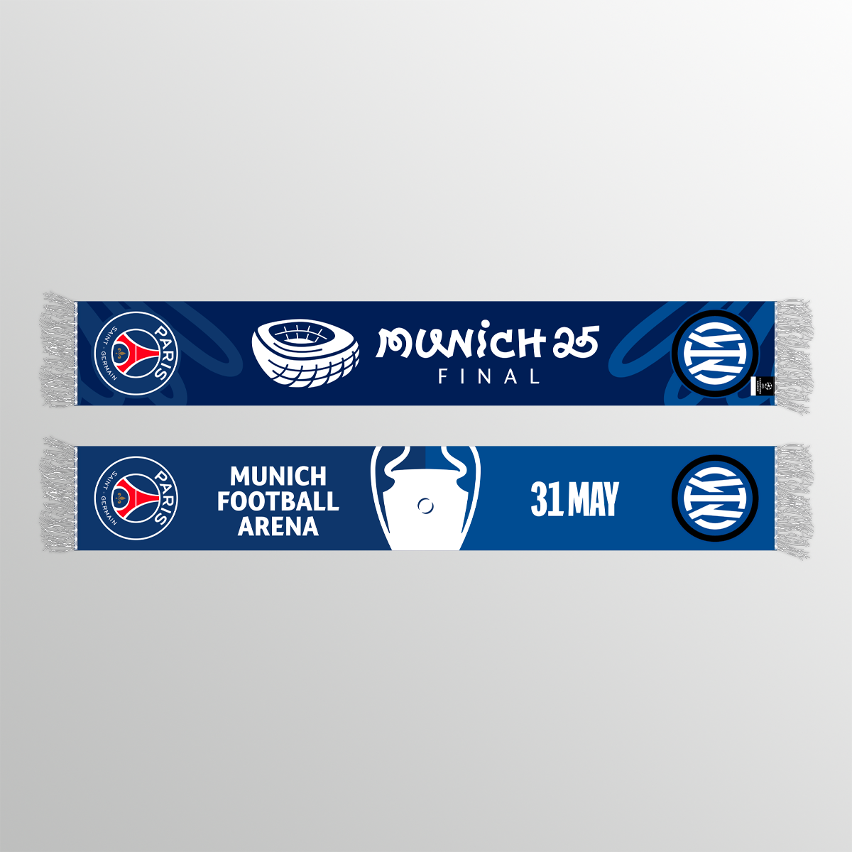 Munich 25 UCL Final Scarf UEFA Club Competitions Online Store