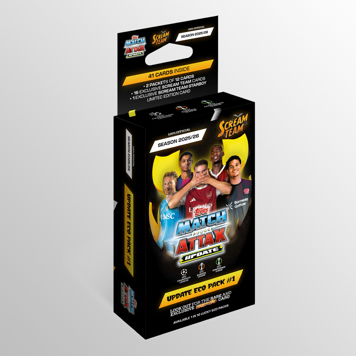 Match Attax 2025/26 - Update Eco Pack #1 - Scream Team UEFA Club Competitions Online Store Match Attax 2025/26 - Update Eco Pack #1 - Scream Team UEFA Club Competitions Online Store