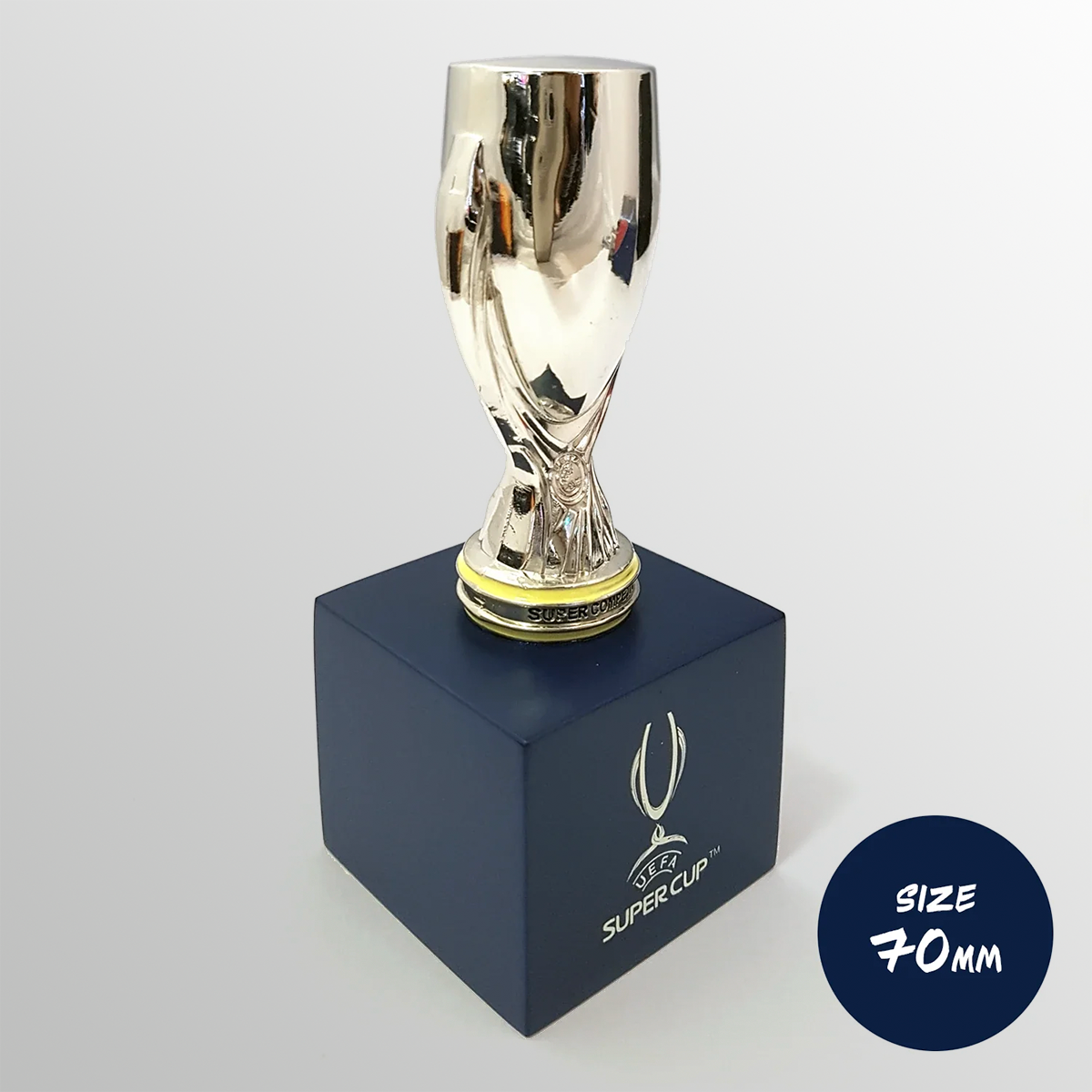 UEFA Super Cup 70mm 3D Replica Trophy with Stand UEFA Club Competitions Online Store