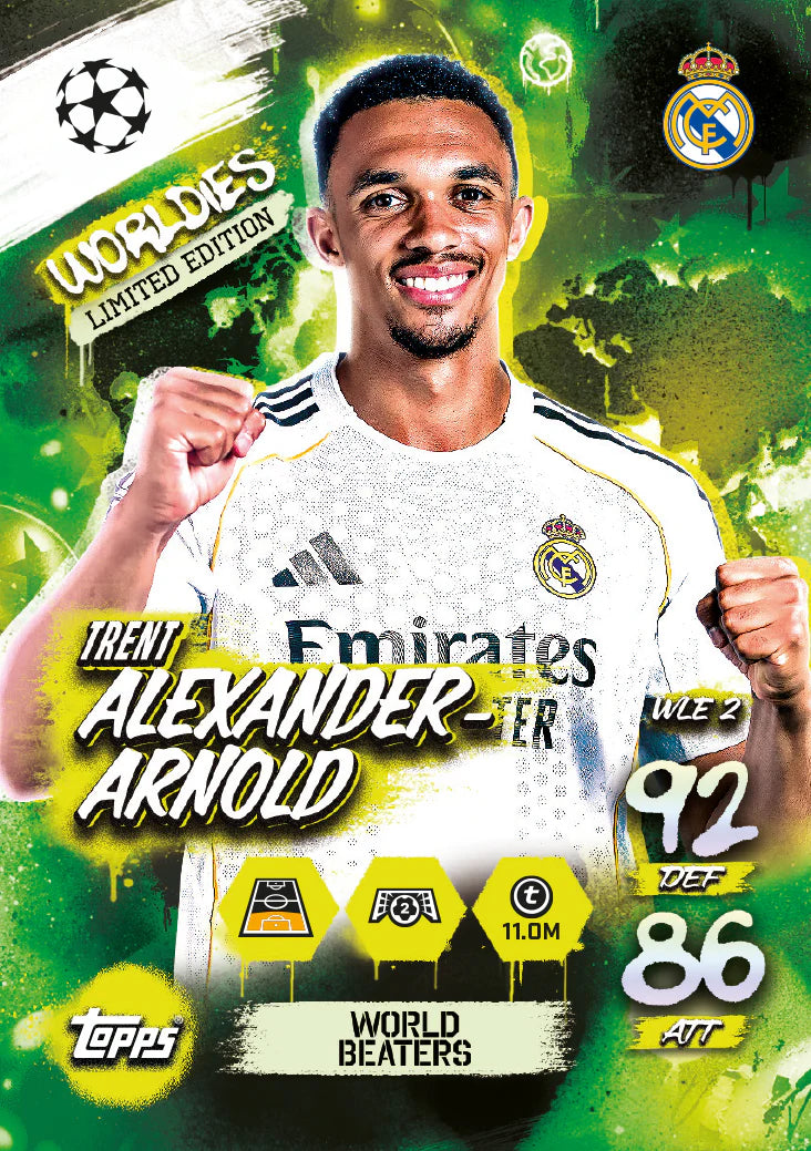 Match Attax 2025/26 - Booster Tin #1 - World Beaters UEFA Club