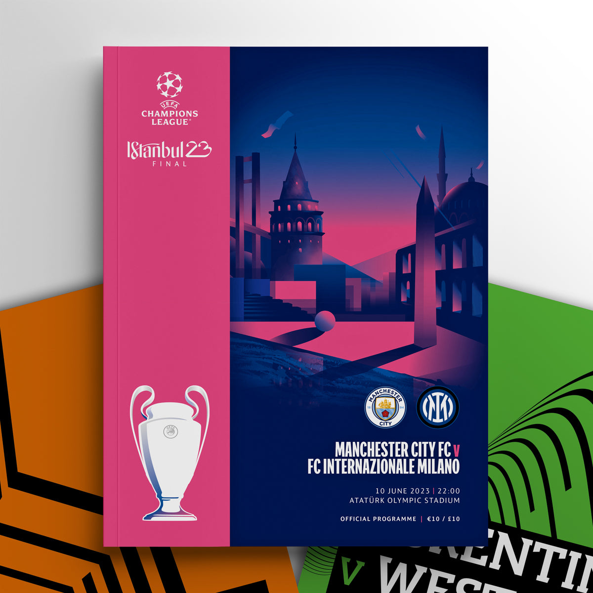 UCL + UEL + UECL Official Final 2023 Programmes Bundle