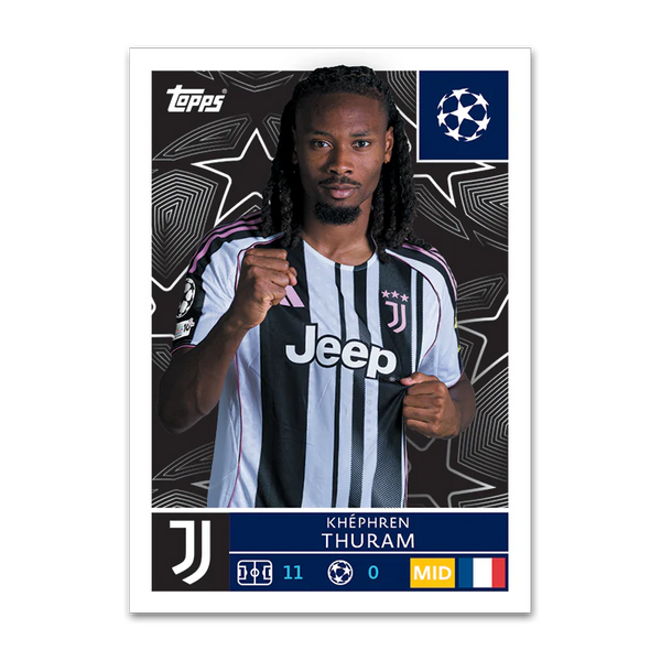 UEFA Champions League Stickers 25/26 - Full Box - UEFA Club ...