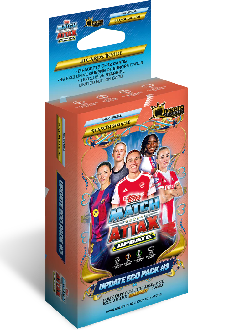 Match Attax 2025/26 - Update Eco Pack #3 - Queens of Europe