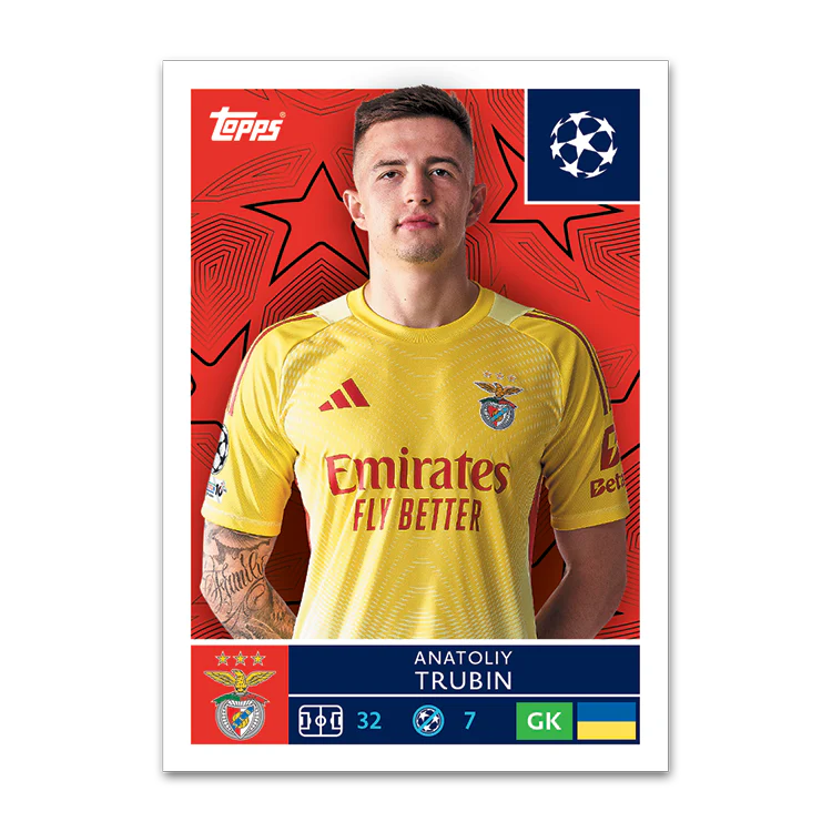 UEFA Champions League Stickers 25/26 - Mega Booster Pack