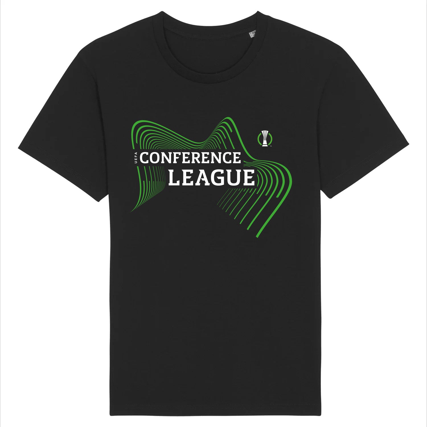 UEFA Conference League - Energy Wave Black T-Shirt UEFA Club Competitions Online Store