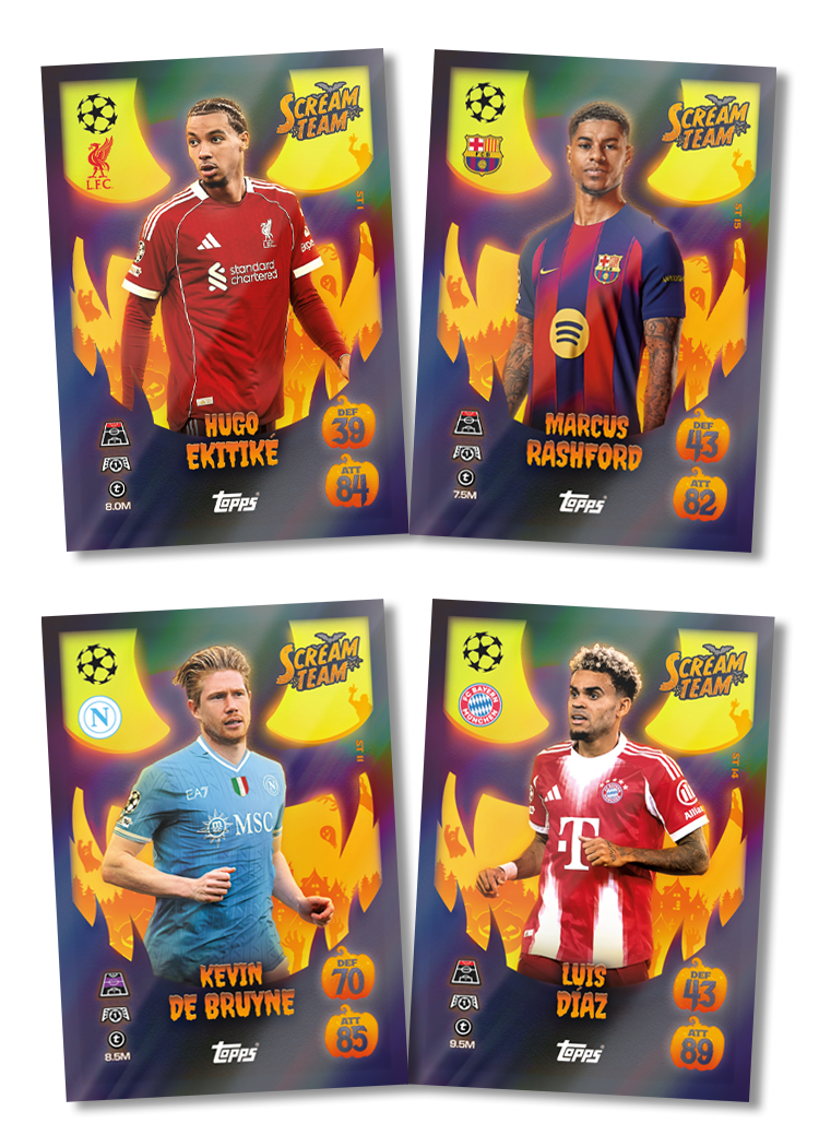 Match Attax 2025/26 - Update Eco Pack #1 - Scream Team