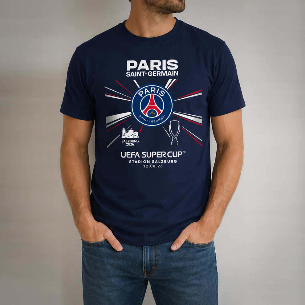 UEFA Super Cup 2026 Finalist - Paris Saint-Germain T-shirt