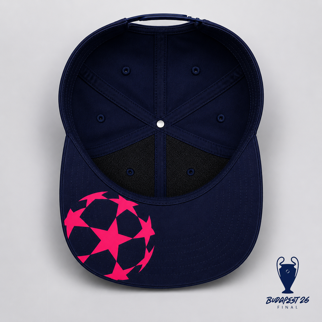 UEFA Champions League Budapest 26 キャップ Budapest 26 UCL Final Snapback Cap UEFA Club Competitions Online Store