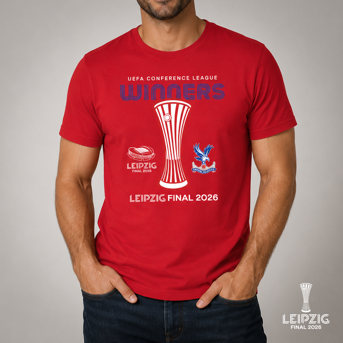 Leipzig 26 UECL Final Winners T-shirt UEFA Club Competitions Online Store