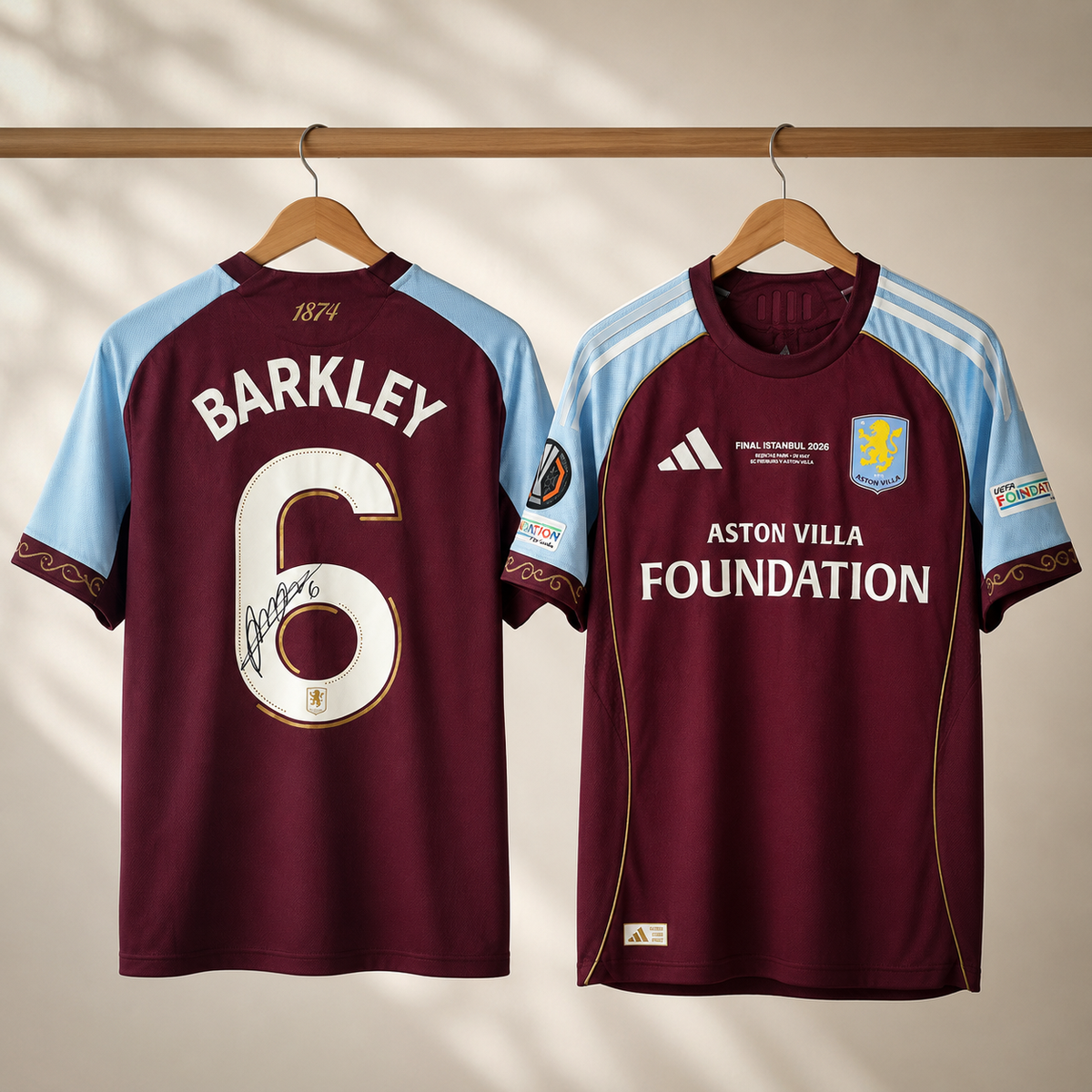 PRIZE DRAW – Ross Barkley Signed Aston Villa UEFA Europa League Final Shirt