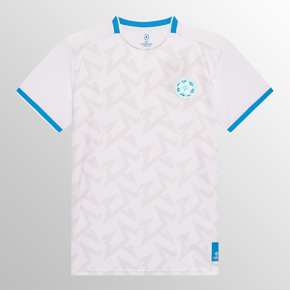UEFA Champions League White Sublimation T-shirt UEFA Club Competitions Online Store