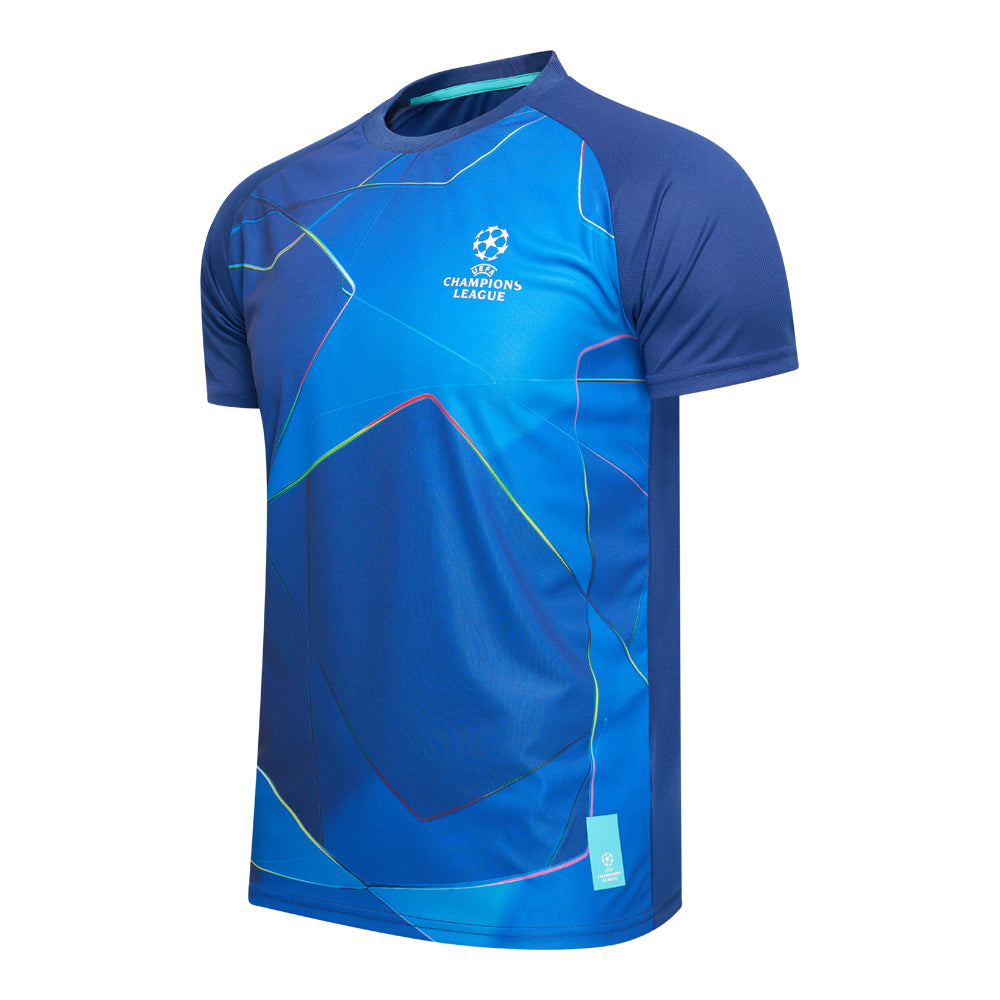 UEFA Champions League Blue Sublimation T-shirt