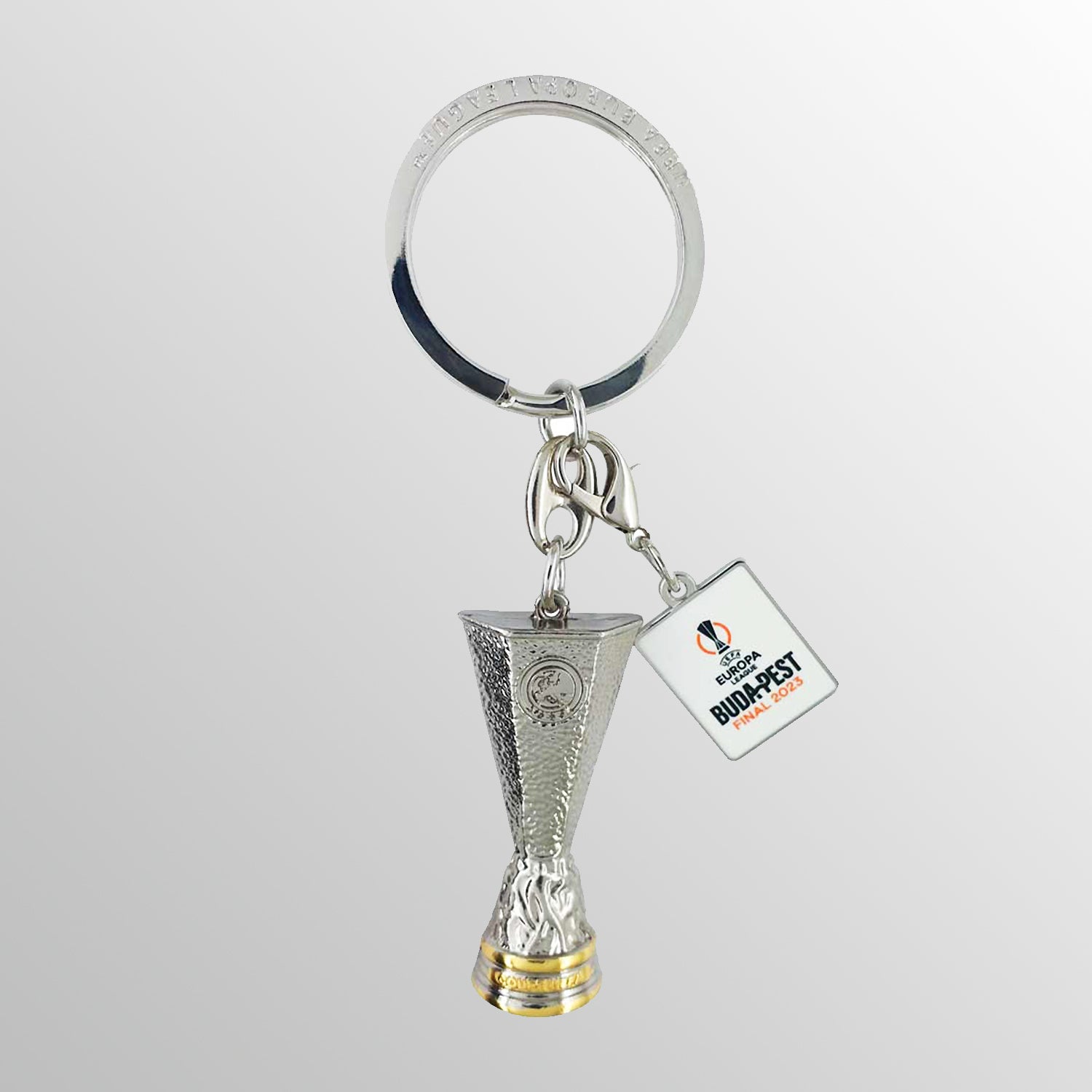 UEFA Europa League Budapest Final 2023 Trophy Keyring UEFA Club Competitions Online Store