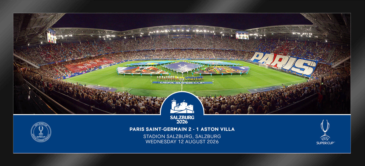 2026 Super Cup - Salzburg, Austria - Line up Tempered Glass Panoramic
