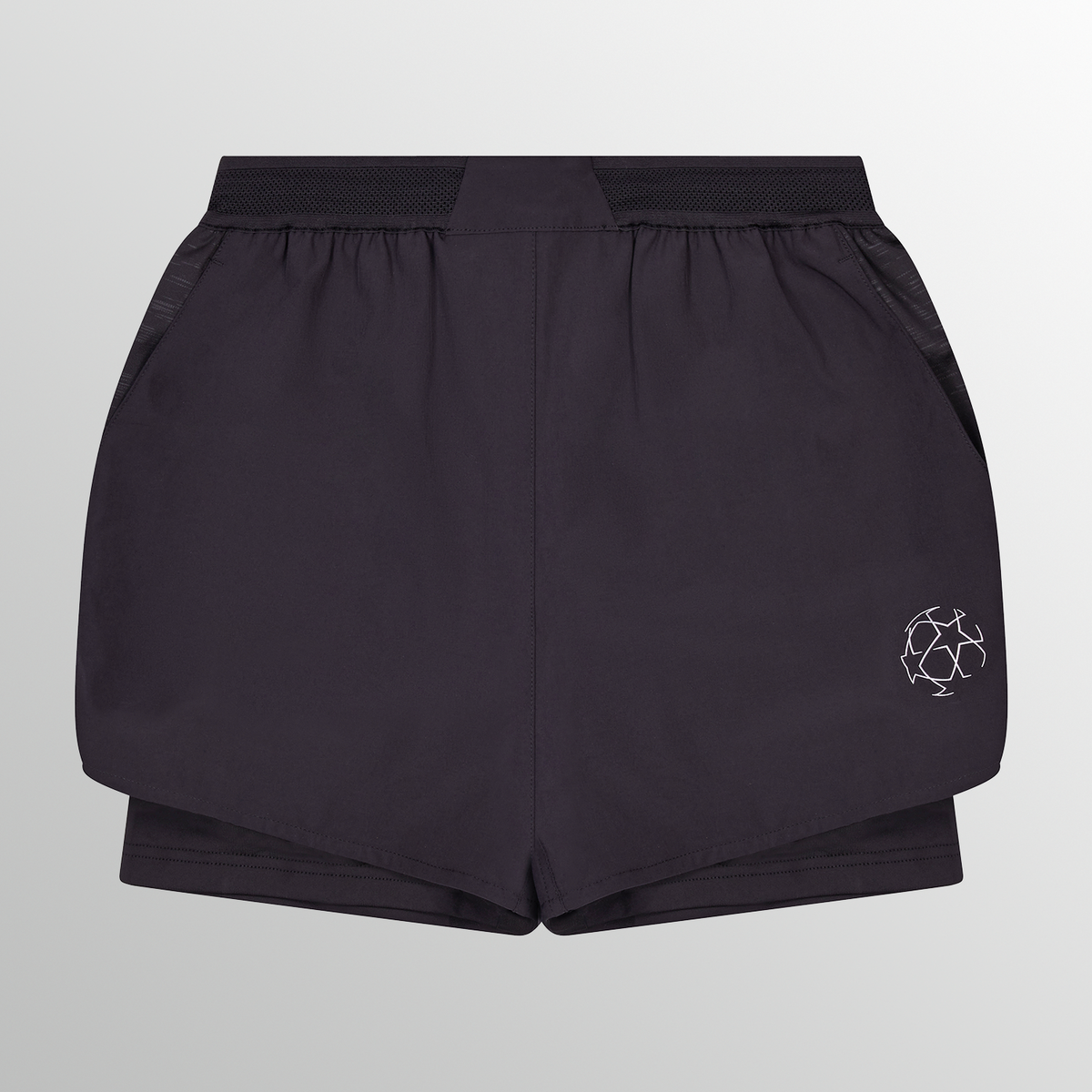 La UEFA Champions League Damas Eco Tech 2 en 1 pantalones cortos