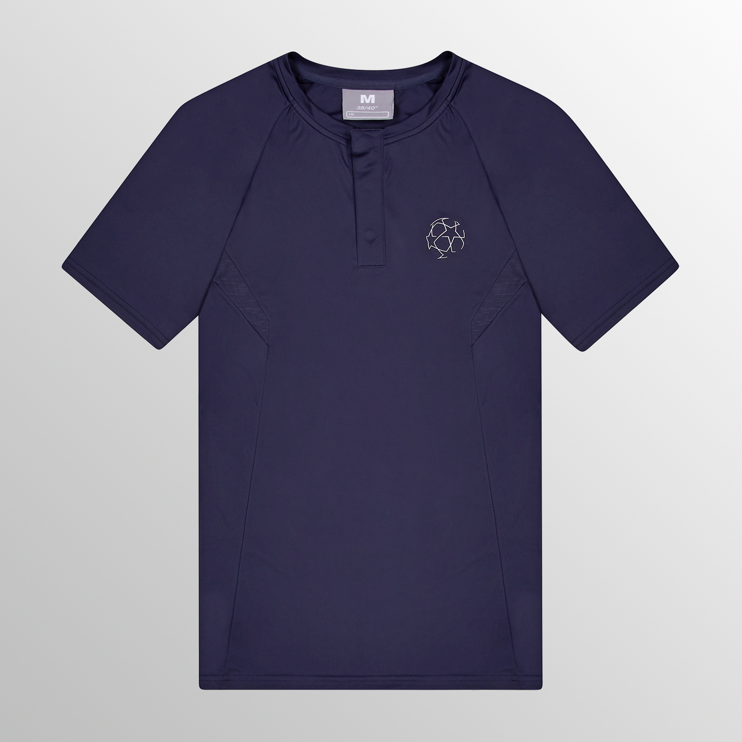 UEFA Champions League Premium Eco Tech Button Up Polo UEFA Club Competitions Online Store