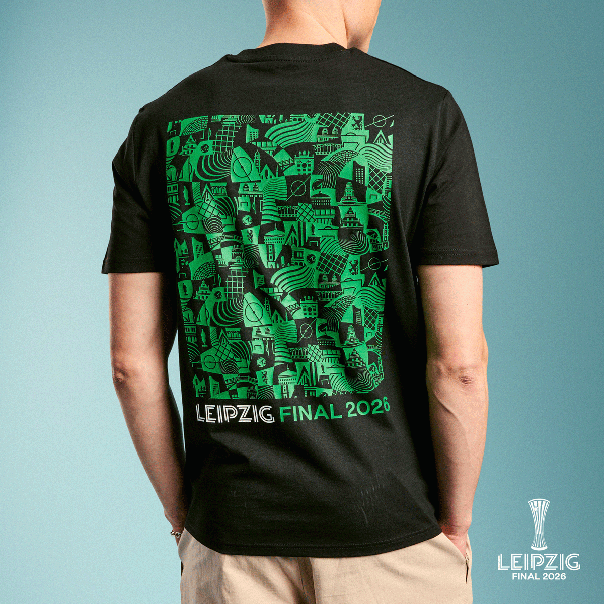 Leipzig 26 UECL Final Pattern T-shirt