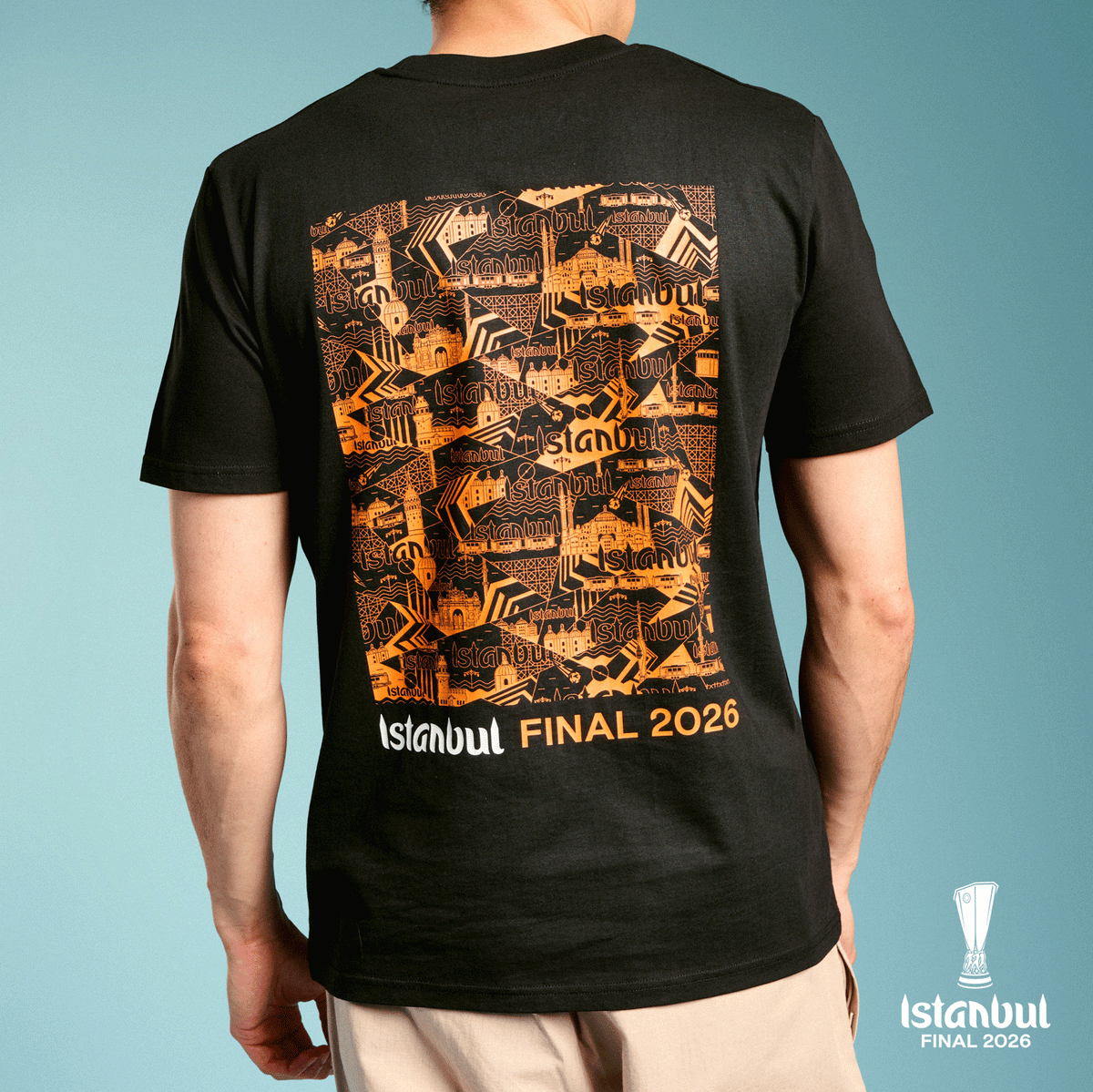 Istanbul 26 UEL Final Pattern T-shirt