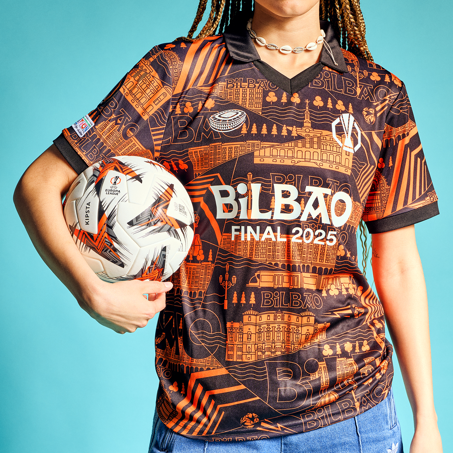 Bilbao 25 UELF Jersey UEFA Club Competitions Online Store