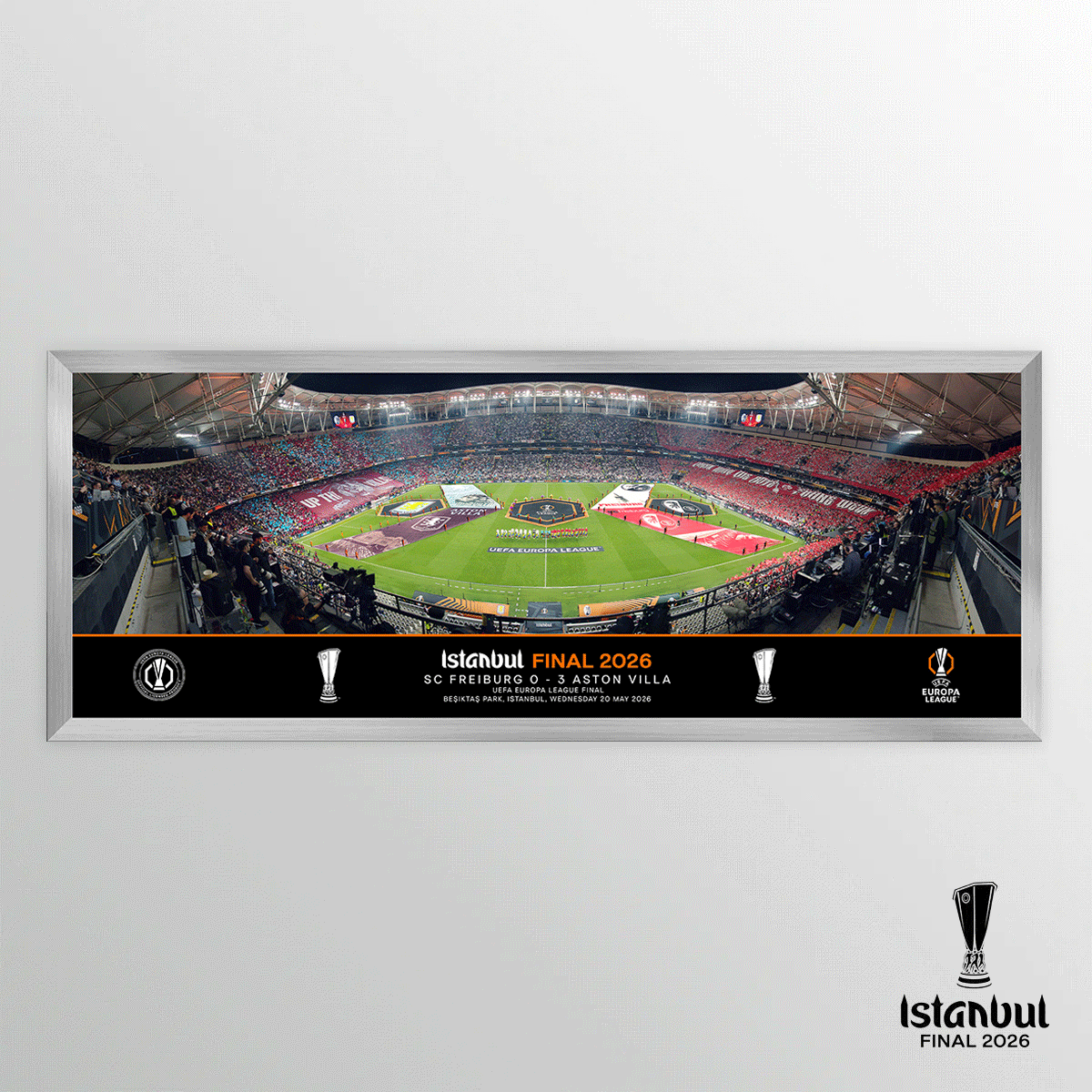 2026 UEFA Europa League Final Istanbul Line up 30" Panoramic Visual