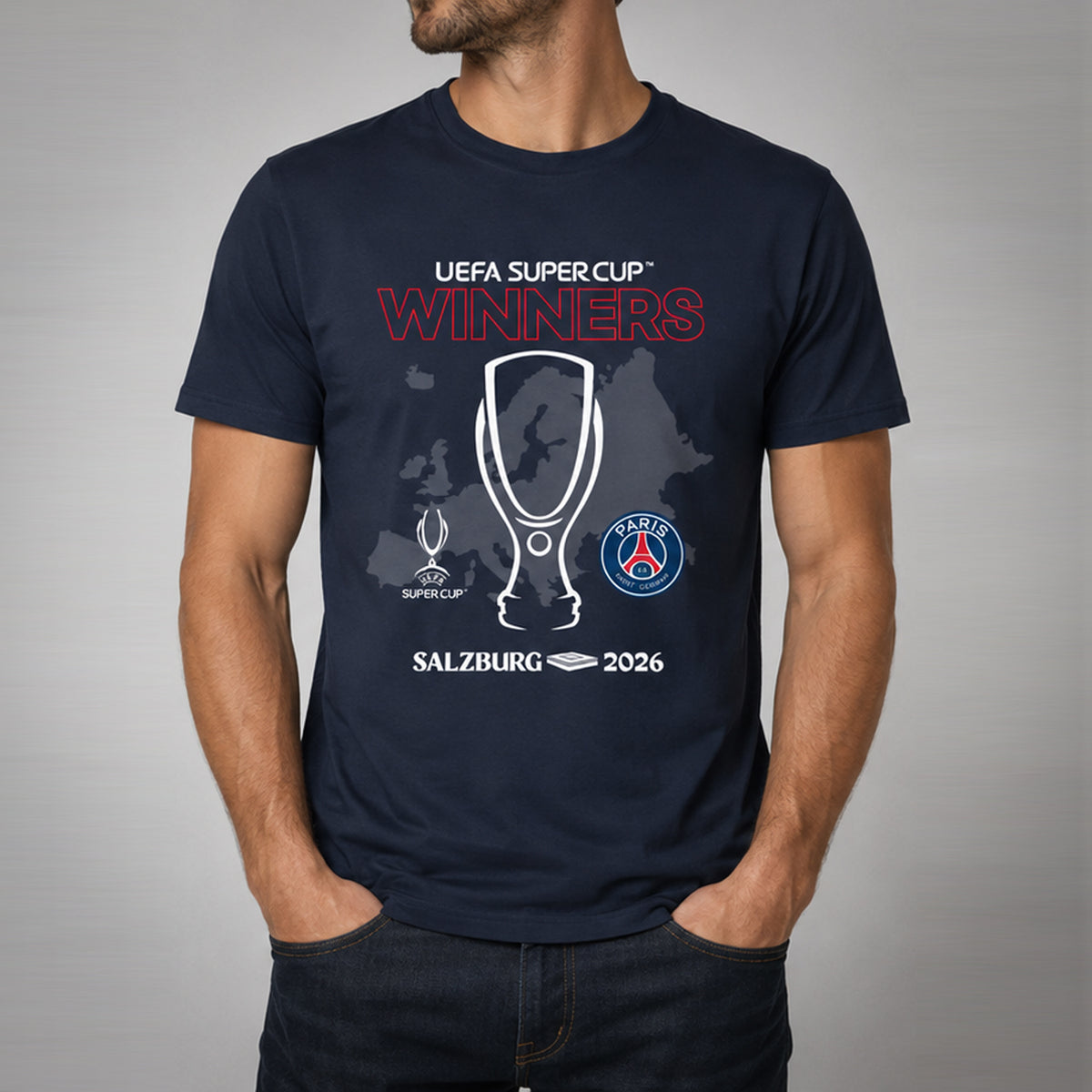 Super Cup 26 UCL Final Winners T-shirt